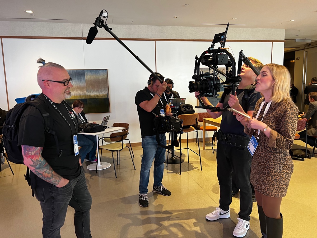 Conference interview